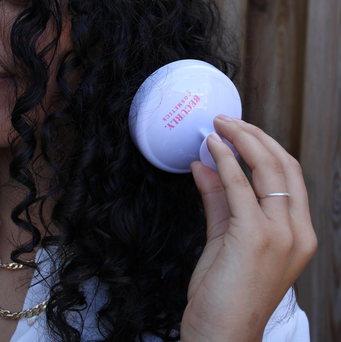 BeCurly Shampoo Borstel - Wit - Becurly