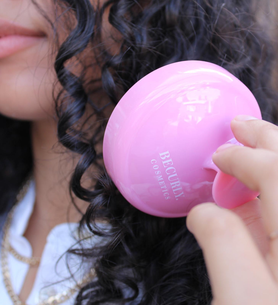 BeCurly Shampoo Borstel - Roze - Becurly