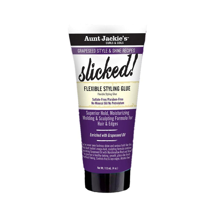 Aunt Jackie's Grapeseed Slicked! Flexible Styling Glue 113ml / 4oz - Becurly