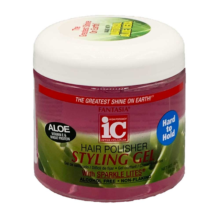 Fantasia IC Hair Polisher Styling Gel With Sparkle Lites - 454Gr | BeCurly.nl - Becurly