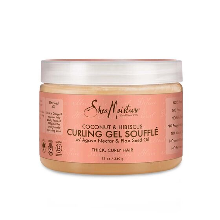 Shea Moisture Curling Coconut & Hibiscus Gel Souffle - 340Gr - Becurly