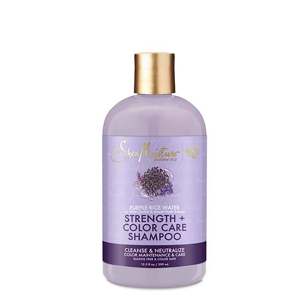Shea Moisture Purple Rice Water Strength + Color Care Shampoo 384ml - Becurly
